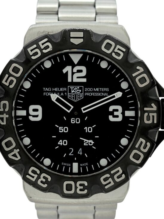 Tag Heuer 44mm Men\'s Formula 1 Black Dial Swiss Quartz Dive Watch! Ref: WAH1010! main image 8